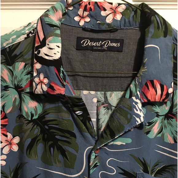 🌺Mens 🌴Tropical 🌴 🌺 Shirt 🦜🌺🌴 - Picture 6 of 13